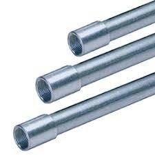 GB Hot Dip Galvanized Conduit Ketahanan Korosi Pipa Baja Galvanis Conduit