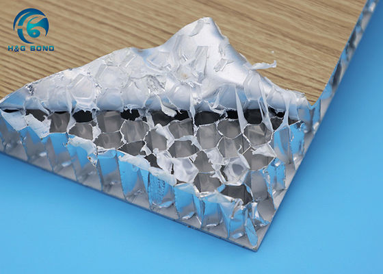 100% Hot Melt Resin Adhesive Cast Film Untuk Aluminium Honeycomb Composite Panel